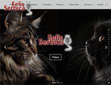 Tablet Screenshot of felisserbica.rs